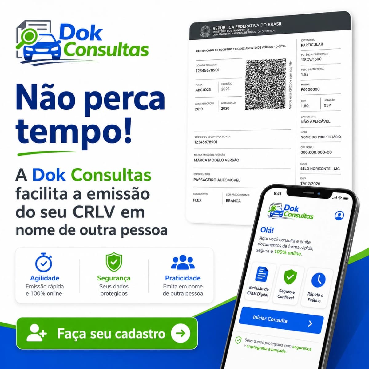 crlv-e digital em nome de outra pessoa — como emitir