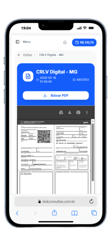 Tela de login da plataforma